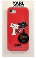 Пластиковый чехол-накладка для iPhone 7 Lagerfeld Choupette in love Hard PU