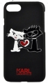 Пластиковый чехол-накладка для iPhone 7 Lagerfeld Choupette in love Hard PU