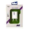Сетевое зарядное устройство для iPhone, iPod, Samsung и HTC JUST Trust USB Wall Charger (1А/5Вт, 1USB)