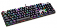 Игровая беспроводная клавиатура Motospeed CK104 RGB Black USB