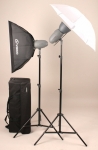 Комплект освещения Visico VL PLUS 300 Softbox Umbrella Kit с сумкой